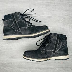 Dark Colored Boot Shoes For Boys Size 2m